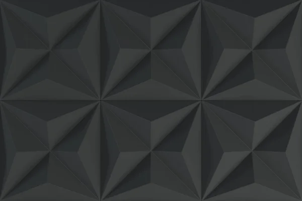 Patroon van zwarte piramidevormig — Stockfoto