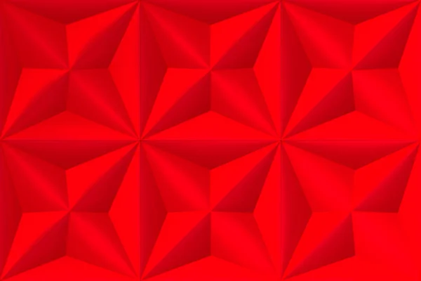 Pattern of red pyramid shapes — Stock Photo, Image