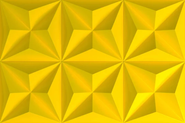 Patroon van gele piramidevormig — Stockfoto