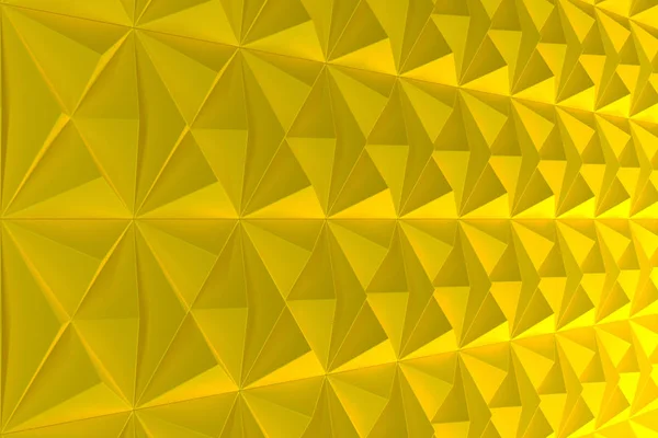 Padrão de formas de pirâmide amarela — Fotografia de Stock
