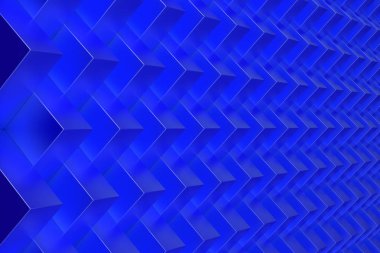 Mavi dikdörtgen şekiller içeren deseni