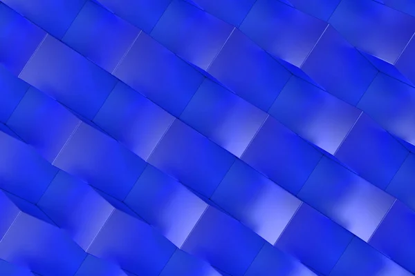 Vzorek s modré obdélníkové tvary — Stock fotografie