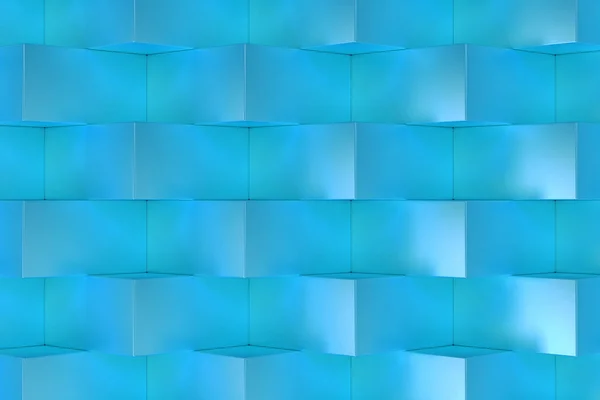 青い長方形のパターン — ストック写真