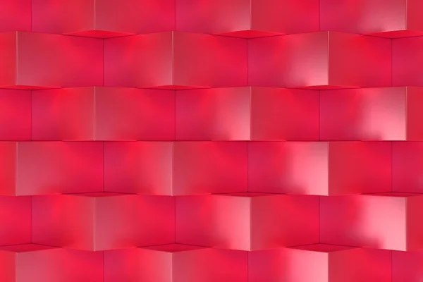 Mönster med röda rektangulära former — Stockfoto