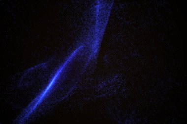 Arka plan mavi parlak parçacıkların yapılmış