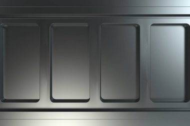 Siyah mimari elemanlar