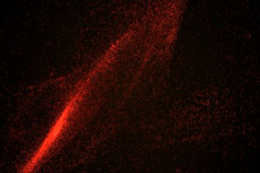 Arka plan kırmızı parlayan parçacıkların yapılmış