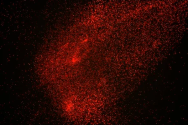 Arka plan kırmızı parlayan parçacıkların yapılmış