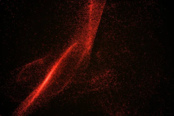 Arka plan kırmızı parlayan parçacıkların yapılmış