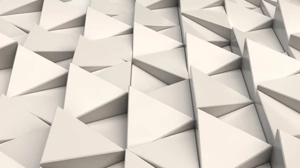 Patrón de prismas de triángulo blanco — Foto de Stock