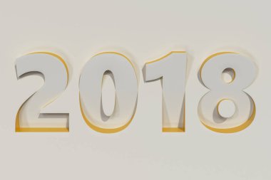 2018 numara kısma beyaz yüzeyi sarı taraf ile