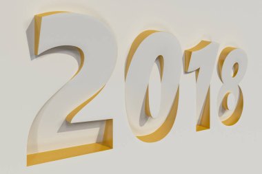 2018 numara kısma beyaz yüzeyi sarı taraf ile