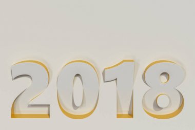 2018 numara kısma beyaz yüzeyi sarı taraf ile