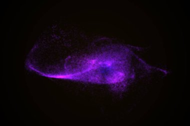 Arka plan mor parlak parçacıkların yapılmış