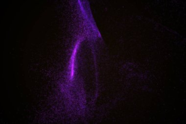 Arka plan mor parlak parçacıkların yapılmış