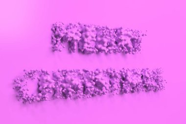 Sıvı mor mutlu Noeller kelimelik damla violet backgro