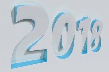 2018 numara kısma mavi tarafı ile beyaz yüzeyi