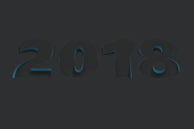 2018 numara kısma mavi tarafı ile siyah yüzeyi