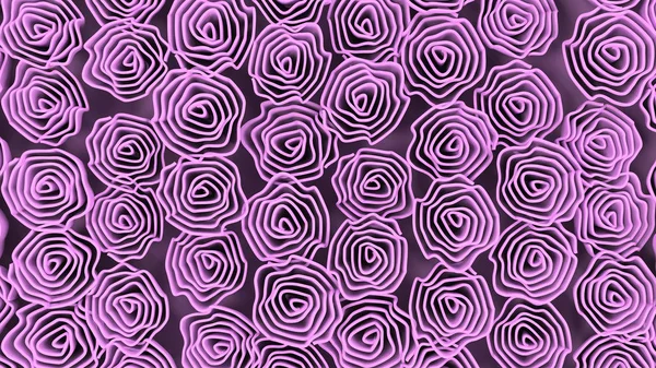 Pattern from purple flowers — Stock Photo, Image