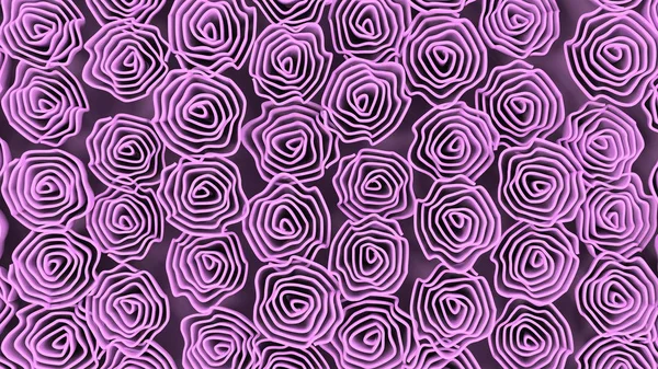 Pattern from purple flowers
