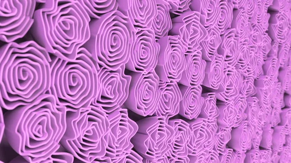 Pattern from purple flowers