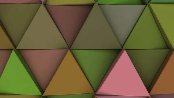 Muster grüner Dreiecksprismen — Stockfoto