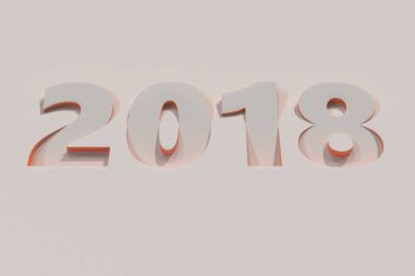 2018 numara kısma beyaz yüzeyi portakal taraf ile