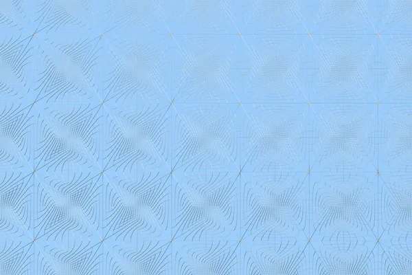 Lignes de fils métalliques sur la surface bleue — Photo