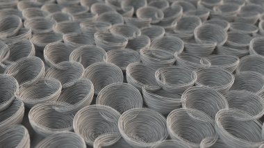 Arka plan beyaz bobin giderse den