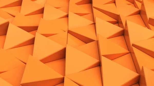 Padrão de prismas de triângulo laranja — Fotografia de Stock