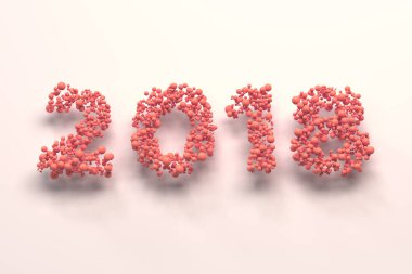 beyaz zemin üzerine kırmızı topları numaradan 2018