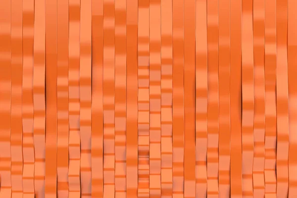 Renderização 3D abstrata de ondas senoidal laranja — Fotografia de Stock