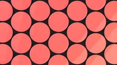 Siyah arka plan üzerine boş kırmızı rozet