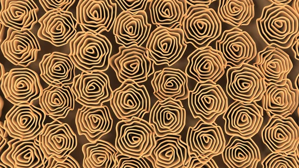 Muster aus orangen Blüten — Stockfoto