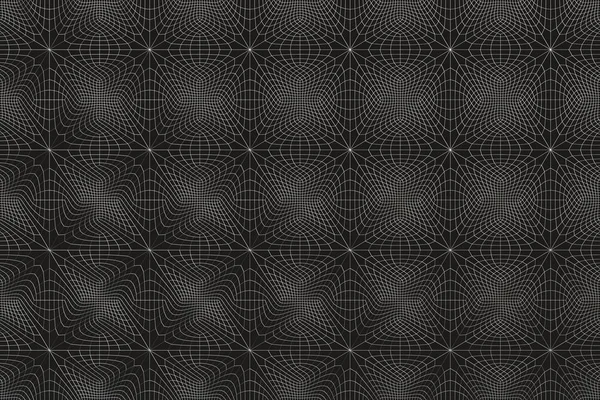 Γραμμές από μεταλλικά σύρματα σε μαύρη επιφάνεια — Φωτογραφία Αρχείου