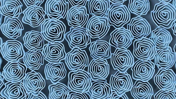 Pattern from blue flowers — Stock Photo, Image