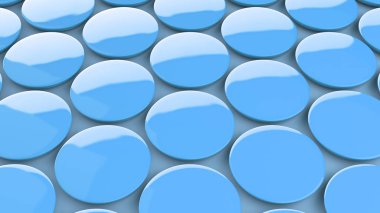 Mavi arka plan boş mavi rozet