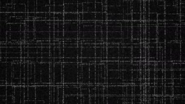 Soyut dijital teknoloji arka plan bakış beyaz parlak parçacıkların alan derinliği ile yaptı. Parçacıkların dikdörtgen satırları. Kılavuz parlayan parçacık. 3D render illüstrasyon