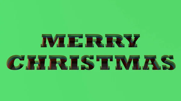 Весёлые рождественские слова, вырезанные из цветной бумаги — стоковое фото