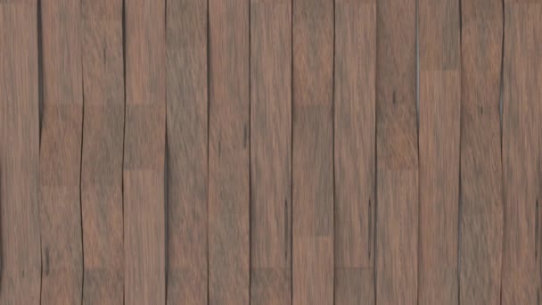 Abstract Animation Wooden Gloss Plastic Waves Bended Stripes Background Pattern — 图库视频影像