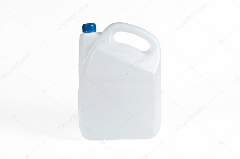 White plastic jerrycan