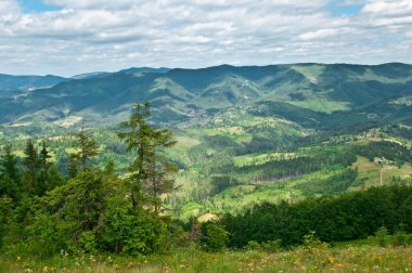 Güzel Dağlar Manzarası 