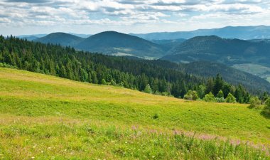Güzel Dağlar Manzarası 