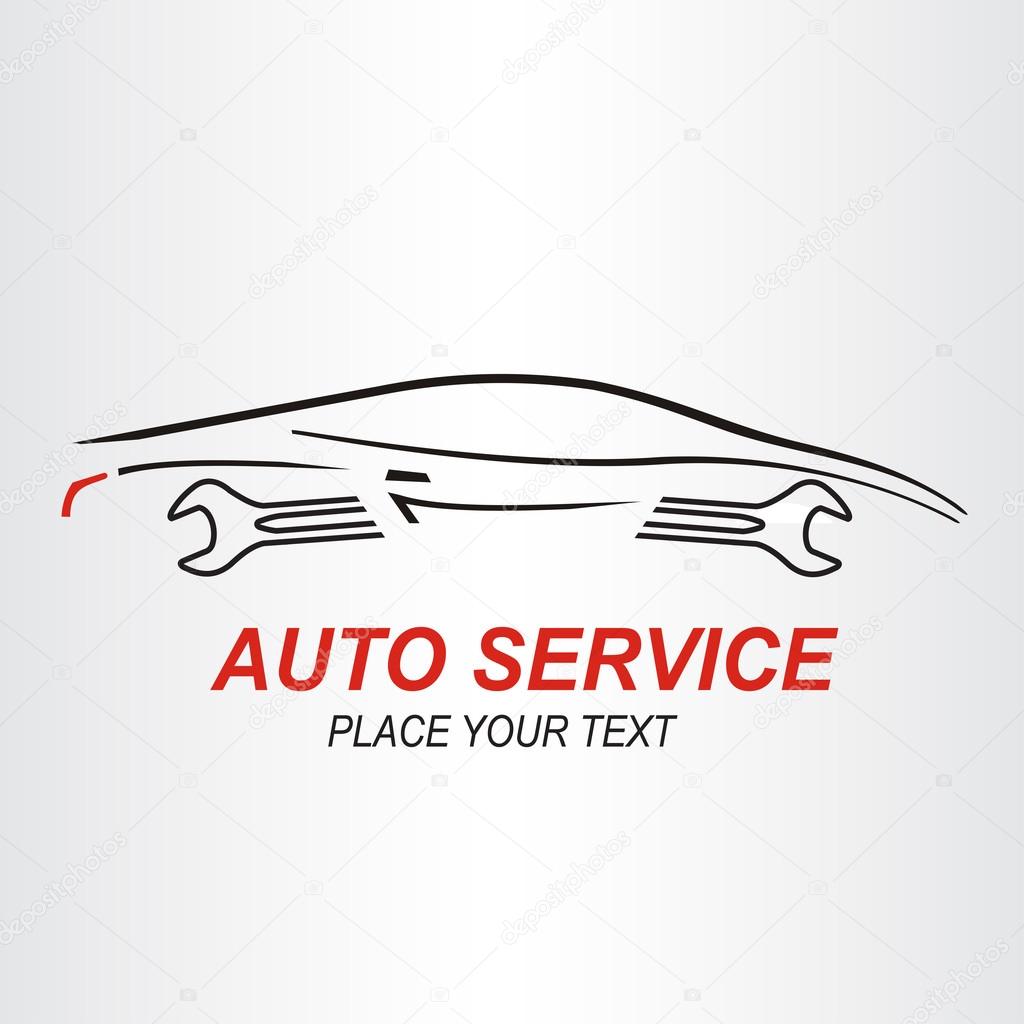 Auto service sign