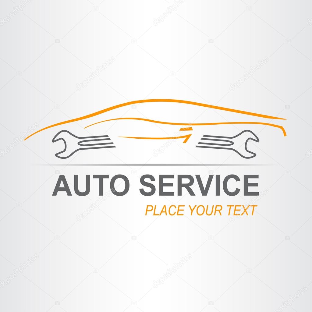 Auto service sign