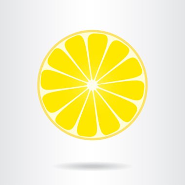 Greyfurt dilim. Vektör çizim.