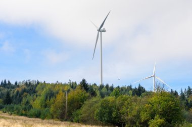 Rüzgar türbin yenilenebilir enerji kaynağı. 