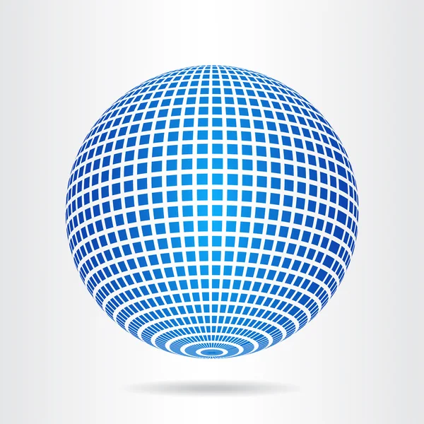 Globe streszczenie wektor logo. — Wektor stockowy