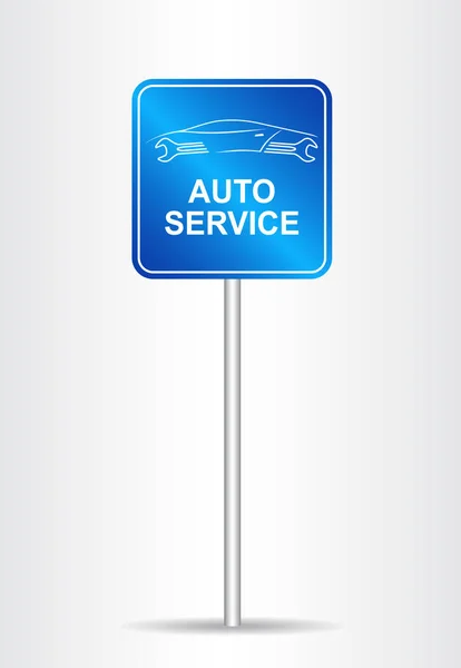 Auto service tecken — Stock vektor