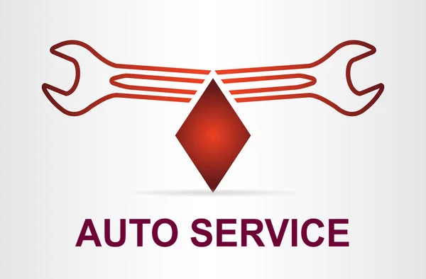Auto služby znamení — Stockový vektor